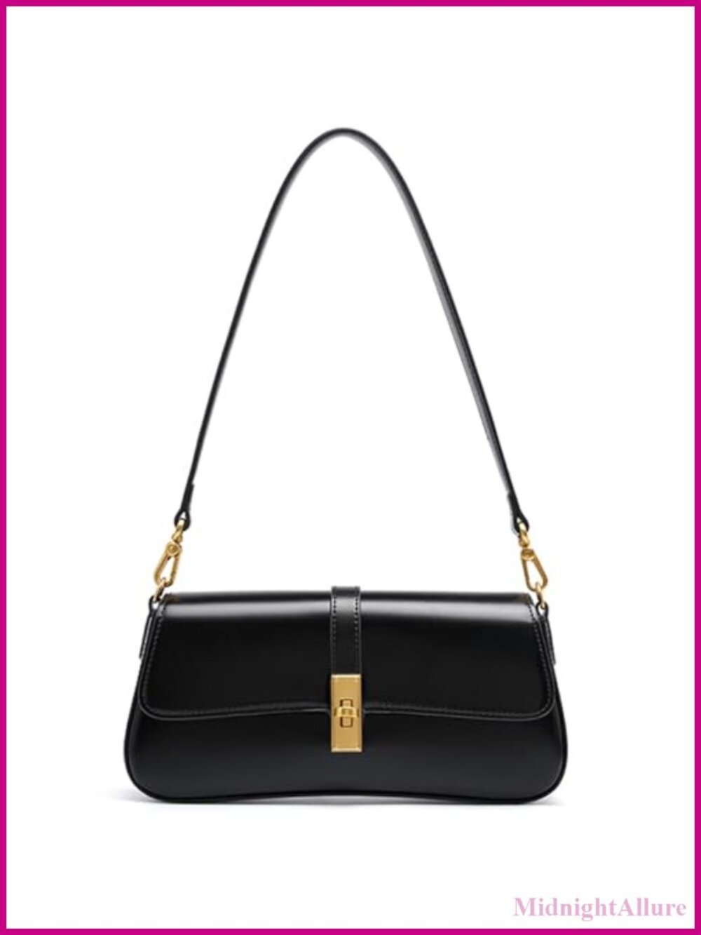 Genuine Leather Evening Bag Hobo Handbag Underarm Shoulder Bag Lightweight